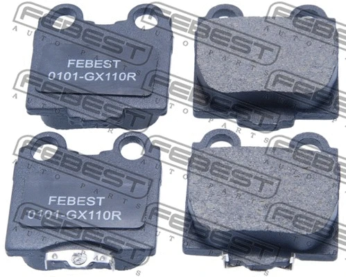 Brake Pad Set, disc brake (0101-GX110R)
