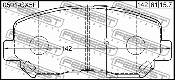 Brake Pad Set, disc brake