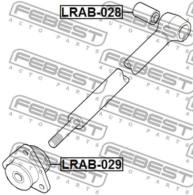 Mounting, control/trailing arm