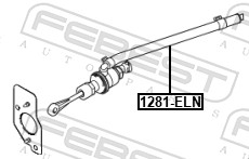 Master Cylinder, clutch (1281-ELN)
