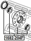 Wheel Hub (1682-204F)