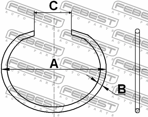 Mounting Set, drive shaft bellow