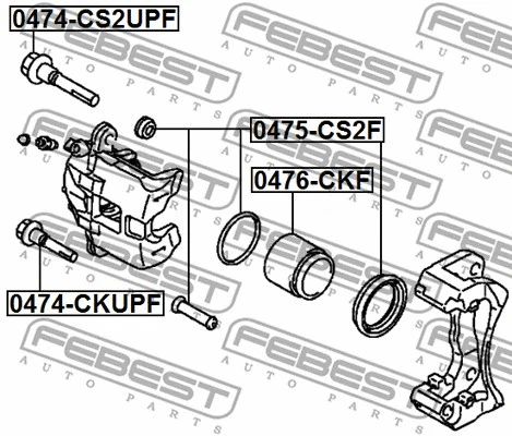 Repair Kit, brake caliper