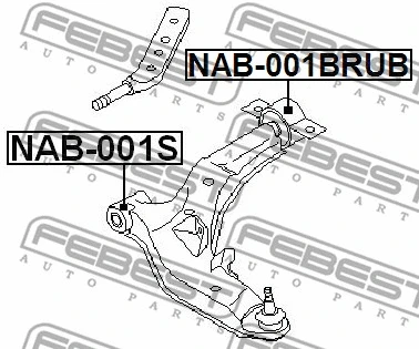 Mounting, control/trailing arm