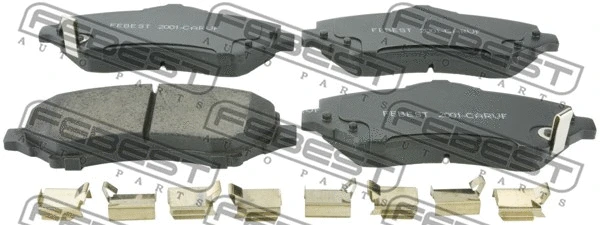 Brake Pad Set, disc brake (2001-CARVF)
