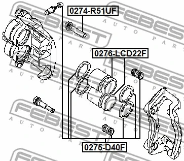 Repair Kit, brake caliper