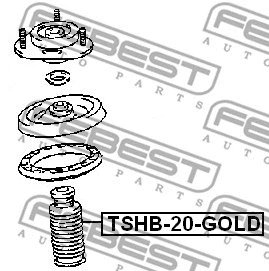 Dust Cover Kit, shock absorber