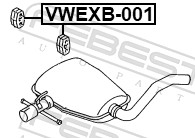 Repair Mount, exhaust system