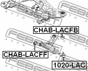 Mounting, control/trailing arm