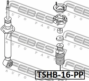 Dust Cover Kit, shock absorber