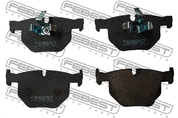 Brake Pad Set, disc brake (1901-E60R)
