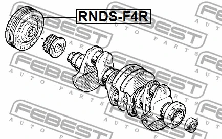 Belt Pulley, crankshaft