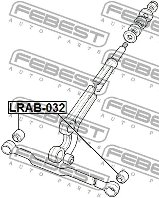Mounting, control/trailing arm