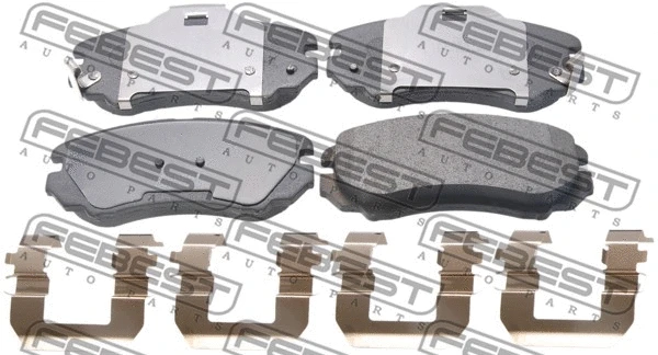 Brake Pad Set, disc brake (1201-ELANF)
