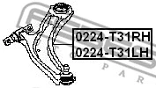 Control/Trailing Arm, wheel suspension