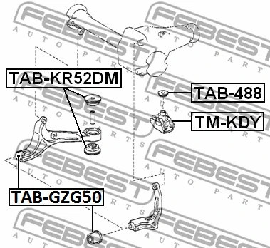 Mounting, differential