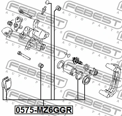 Repair Kit, brake caliper