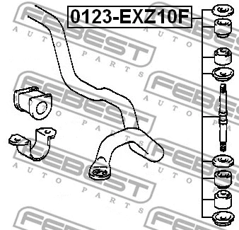 Link/Coupling Rod, stabiliser bar