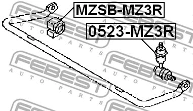 Link/Coupling Rod, stabiliser bar