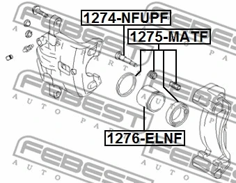Repair Kit, brake caliper