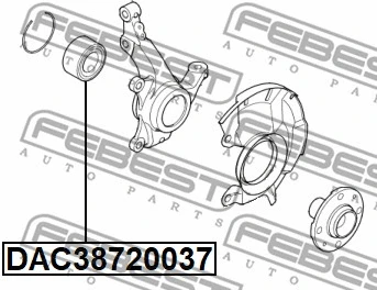 Wheel Bearing (DAC38720037)