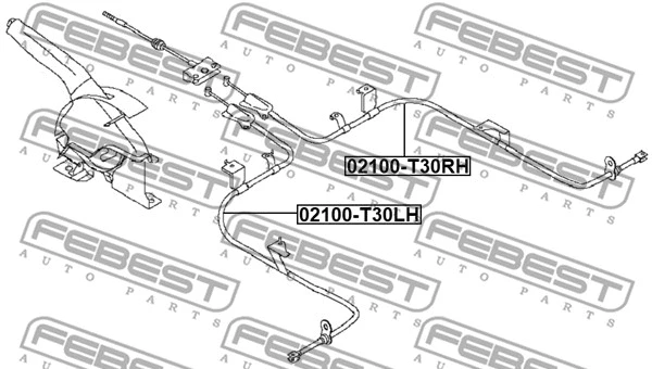 Cable Pull, parking brake