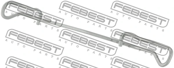 Spring, disc brake pad