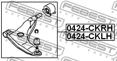 Control/Trailing Arm, wheel suspension