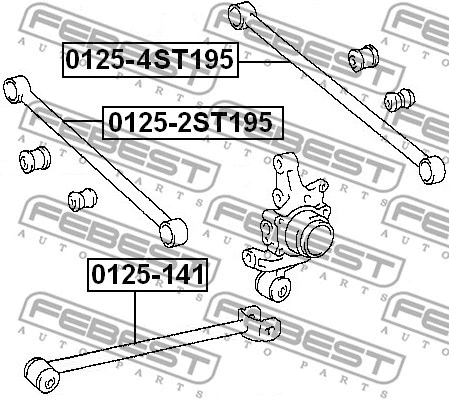 Control/Trailing Arm, wheel suspension