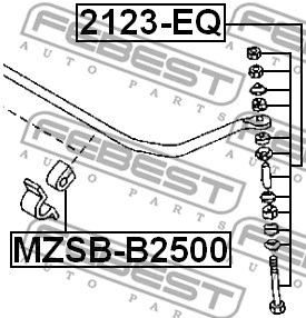 Link/Coupling Rod, stabiliser bar