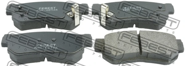 Brake Pad Set, disc brake (1201-GETZR)