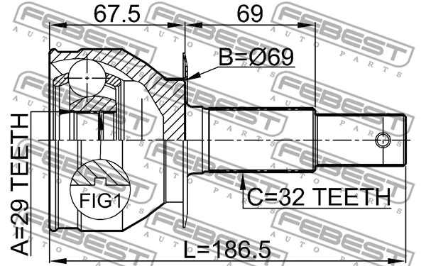 Joint Kit, drive shaft