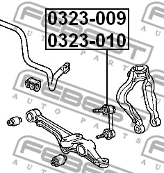 Link/Coupling Rod, stabiliser bar