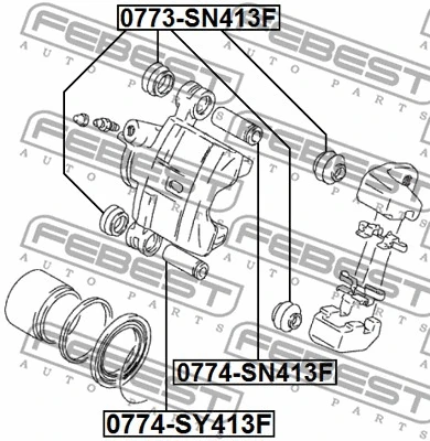 Guide Bolt, brake caliper