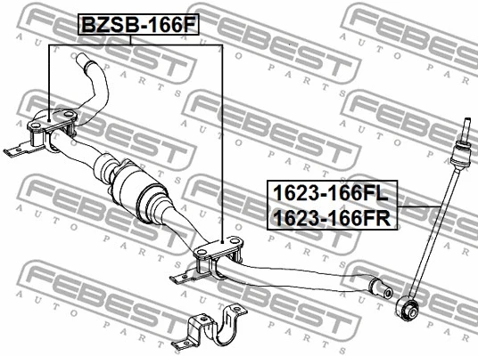 Link/Coupling Rod, stabiliser bar