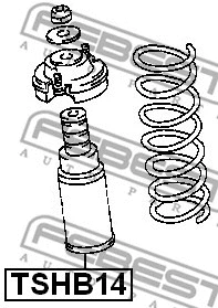 Dust Cover Kit, shock absorber