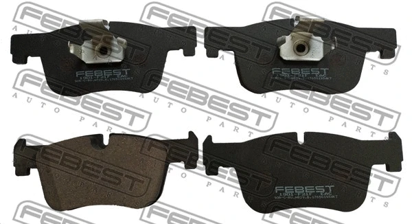 Brake Pad Set, disc brake (1901-F21F)
