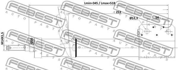 Shock Absorber (24110-004F)