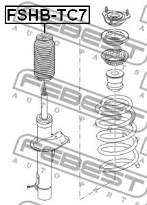 Protective Cap/Bellow, shock absorber