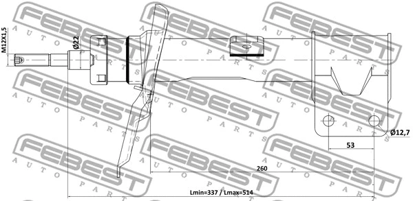 Shock Absorber (25110-008FL)