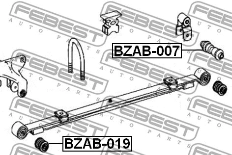 Bushing, leaf spring