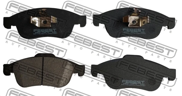 Brake Pad Set, disc brake (2401-CAPTF)