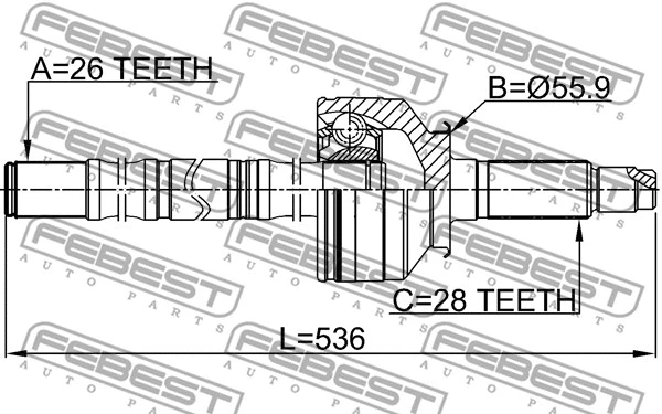 Joint Kit, drive shaft