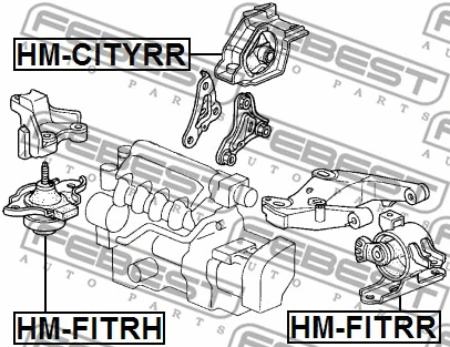 Mounting, engine