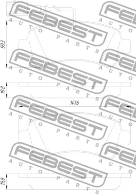 Brake Pad Set, disc brake