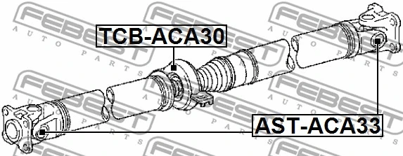 Bearing, propshaft centre bearing