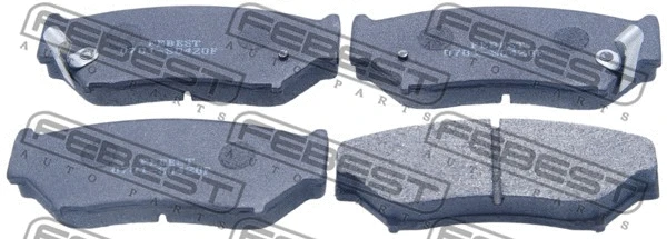Brake Pad Set, disc brake (0701-SQ420F)