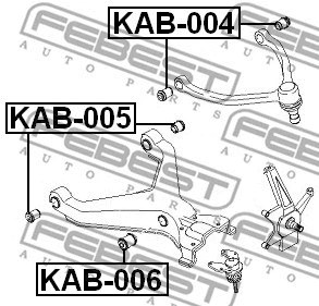 Mounting, control/trailing arm