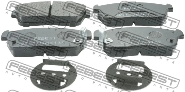 Brake Pad Set, disc brake (0701-GA413F)