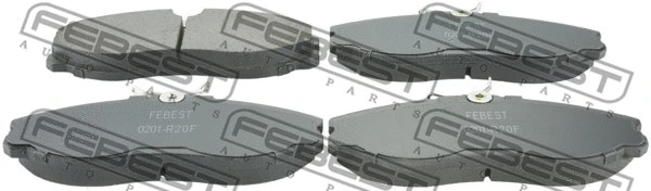 Brake Pad Set, disc brake (0201-R20F)